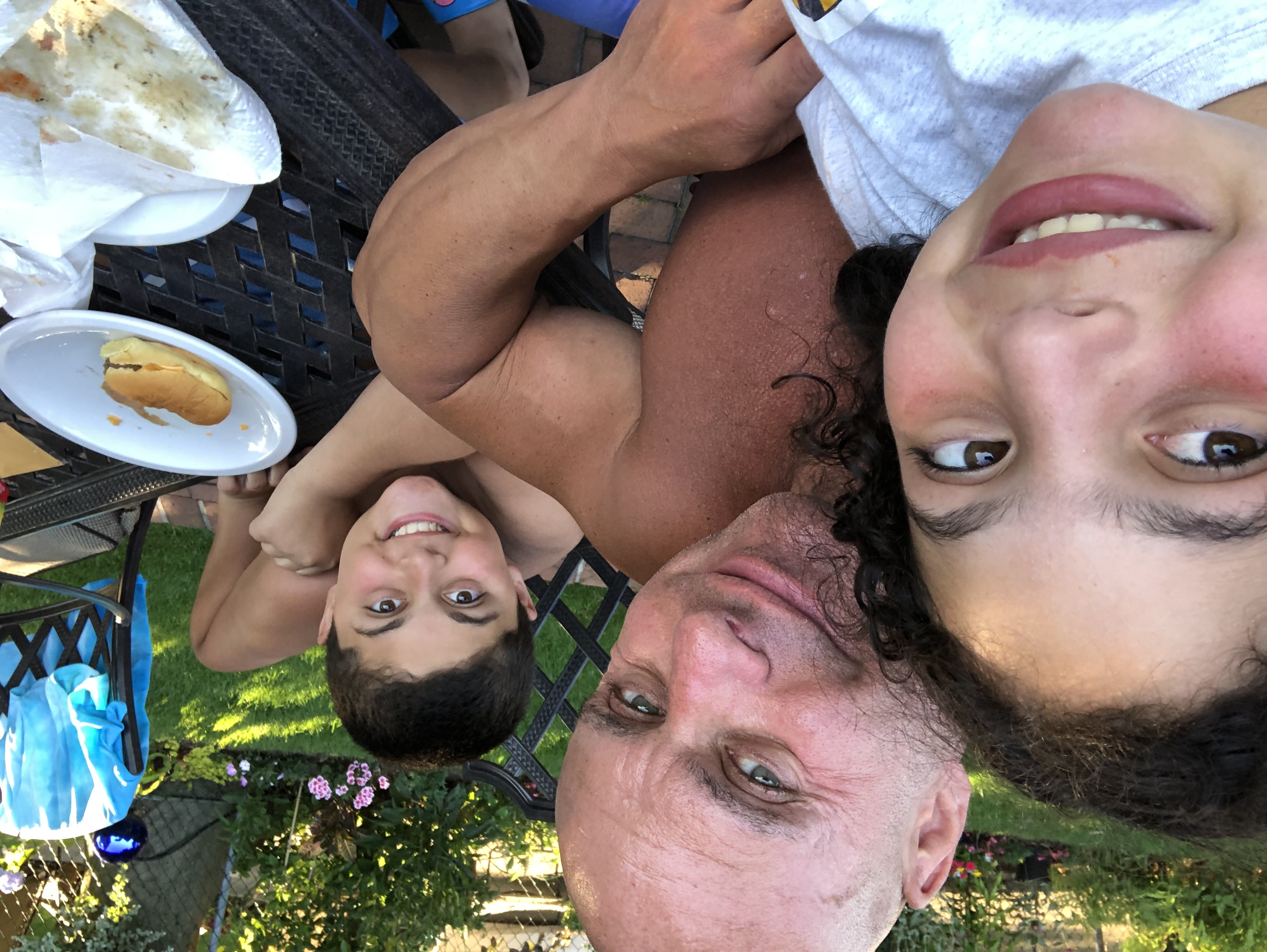 Steven Panzella with his family