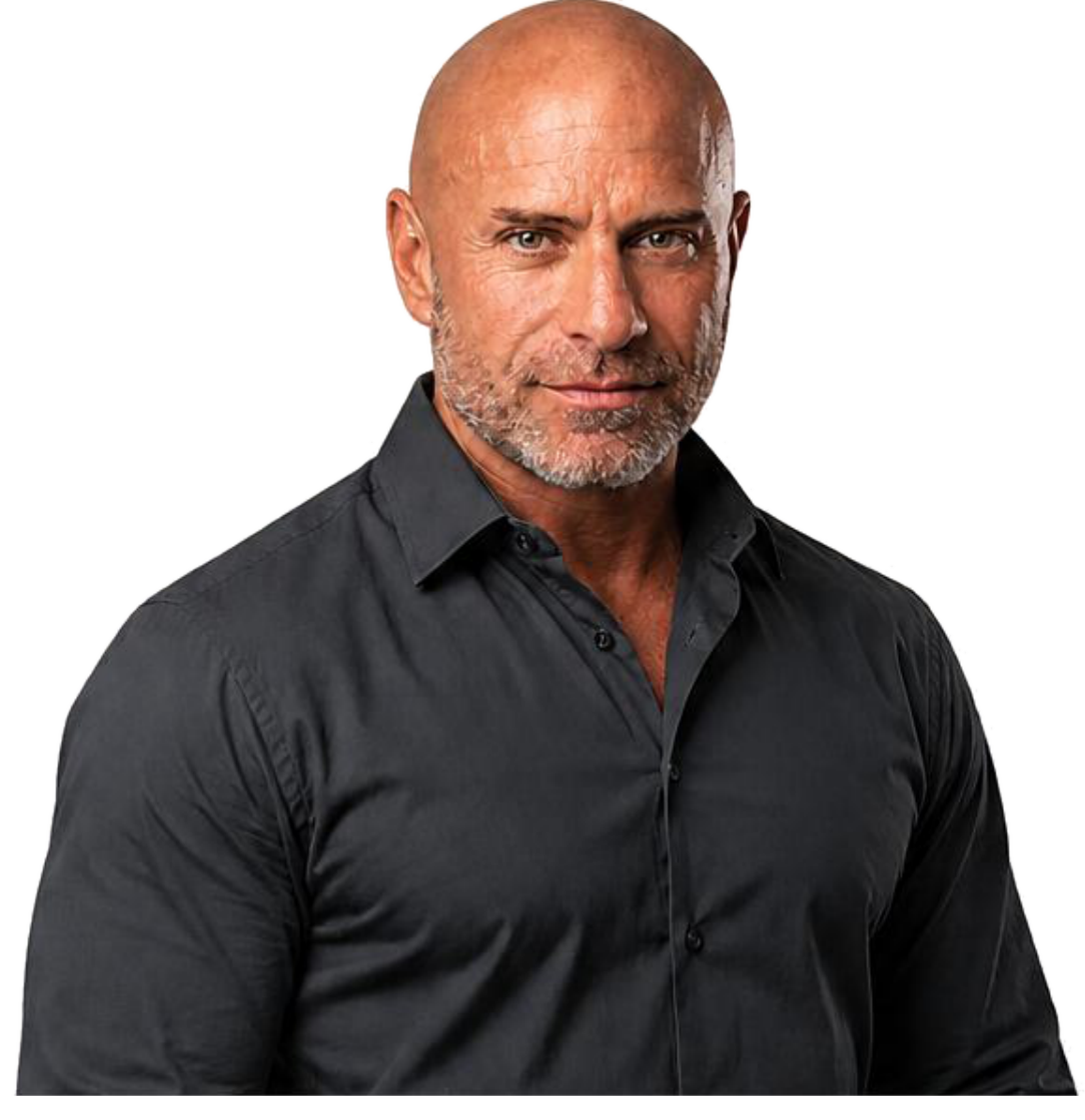 Steven Panzella, serial entrepreneur, in a dark shirt